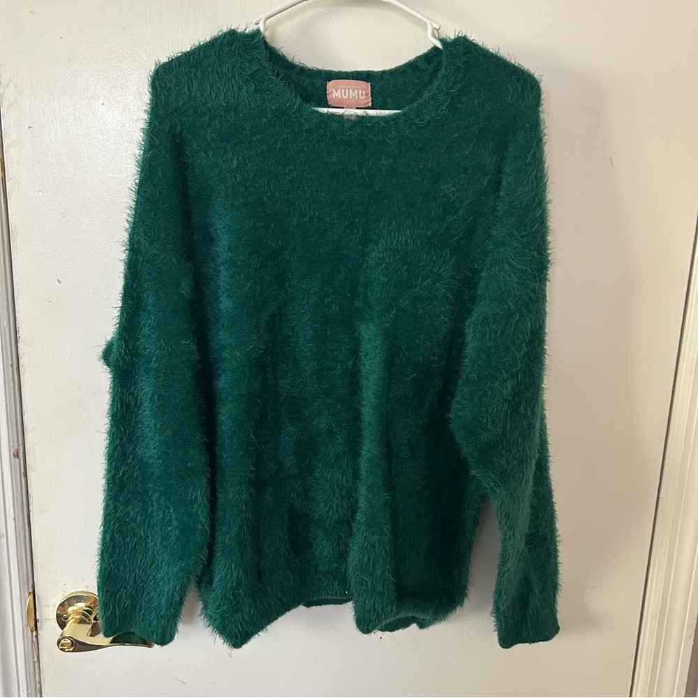 Show Me Your Mumu Green Sweater